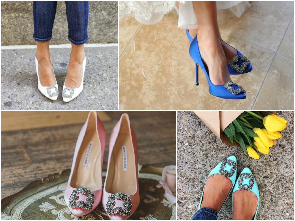 manolo blahnik blue wedding shoes
