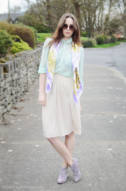 Outfit Post: Minty Fresh ~ & DIY Collar-Tips!